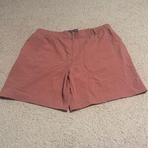 BURLEBO Men's Athletic Shorts in Rust
